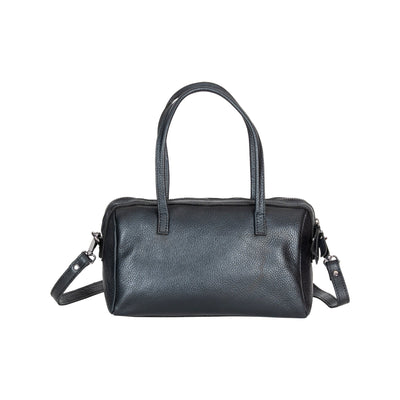 Stella Noir Leather Boston Bag - Greenwood Leather