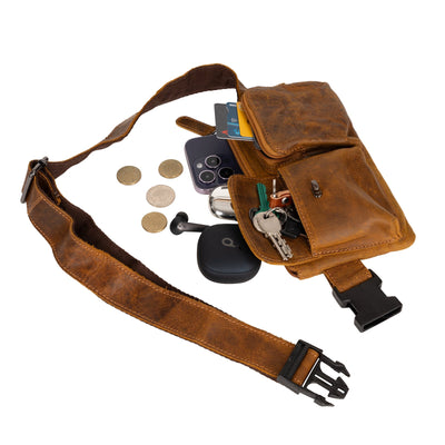 The Bum Bag Kakadu - Greenwood Leather