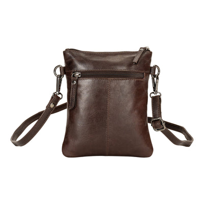 The Cedar | Women's Dark Brown Leather Mini Crossbody Bag | Greenwood Leather - Greenwood Leather