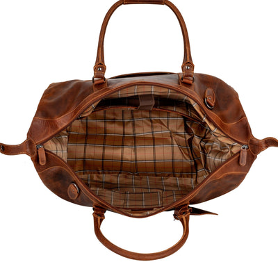 The Outrider Weekender - Greenwood Leather