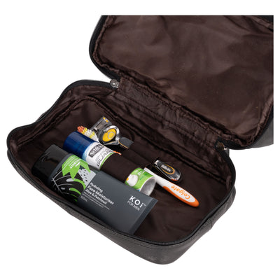 Leather Toiletry Bag Napier - Leather Greenwood Bag | The Greenwood Leather Online Shop Australia