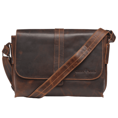 Vintage Messenger Christoph - Sandal - Unisex - Greenwood Leather