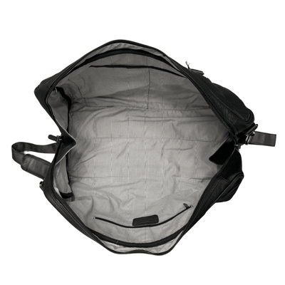 Wilson Leather Weekender Bag – Casual Travel & Holiday Bag (Black) | Greenwood Leather GW12795 - Greenwood Leather