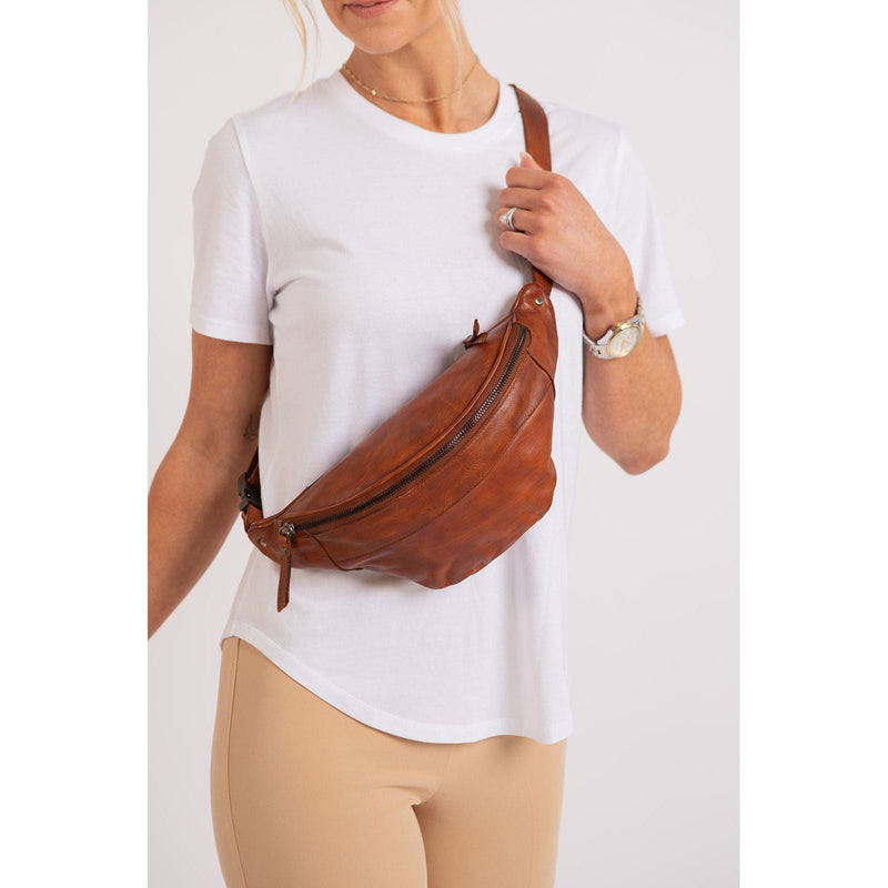 Womens Leather Bum Bag - Lina - Greenwood Leather