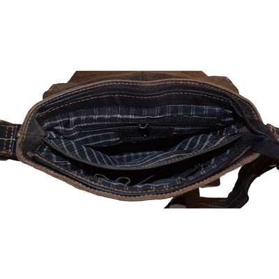 Mini Messenger Henrik - Brown - Unisex - Leather Greenwood Bag | The Greenwood Leather Online Shop Australia