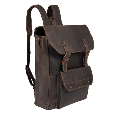 Leather Backpack Austin - Brown - Leather Greenwood Bag | The Greenwood Leather Online Shop Australia