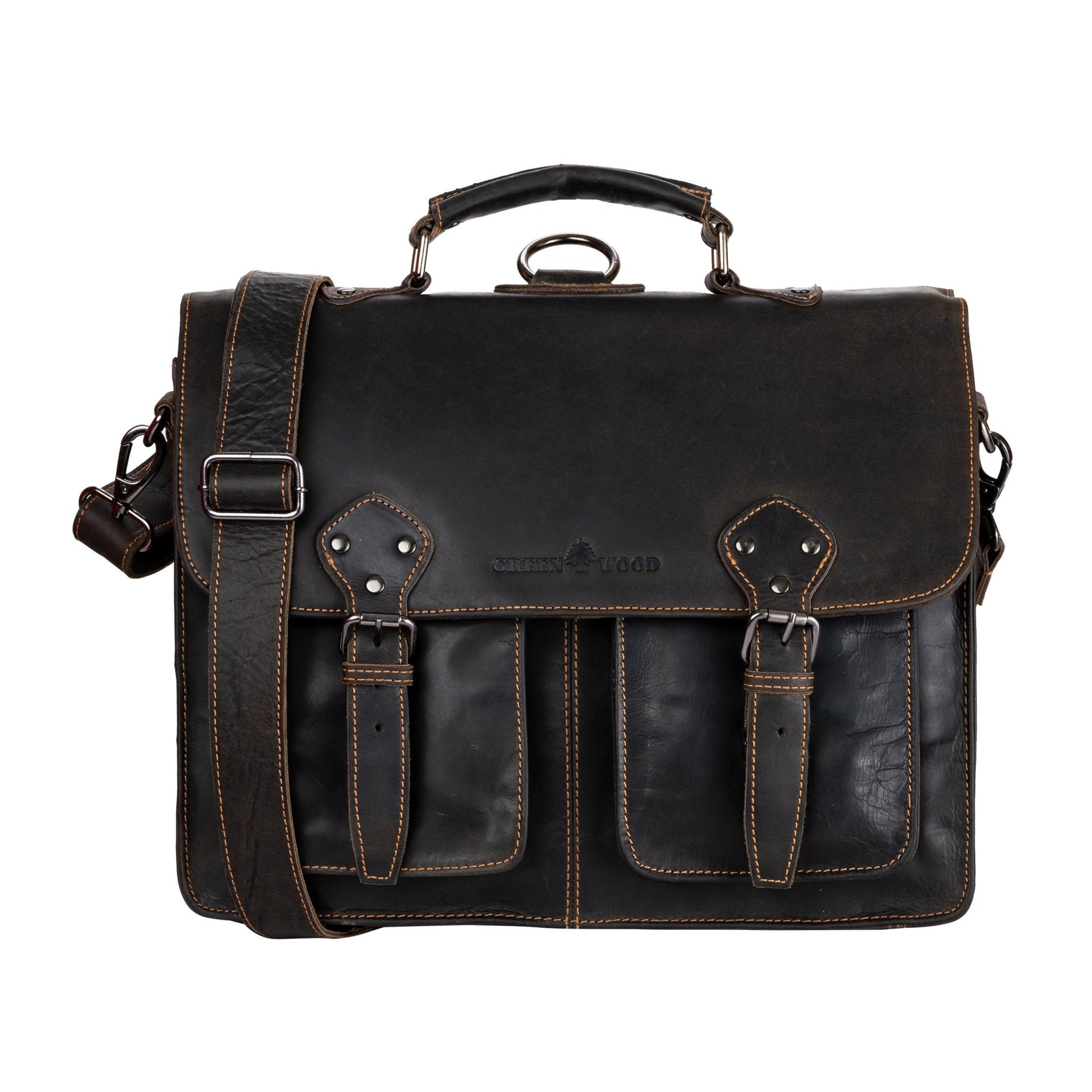 DUO CONVERTIBLE BACKPACK BRIEFCASE - NEWCASTLE - Greenwood Leather
