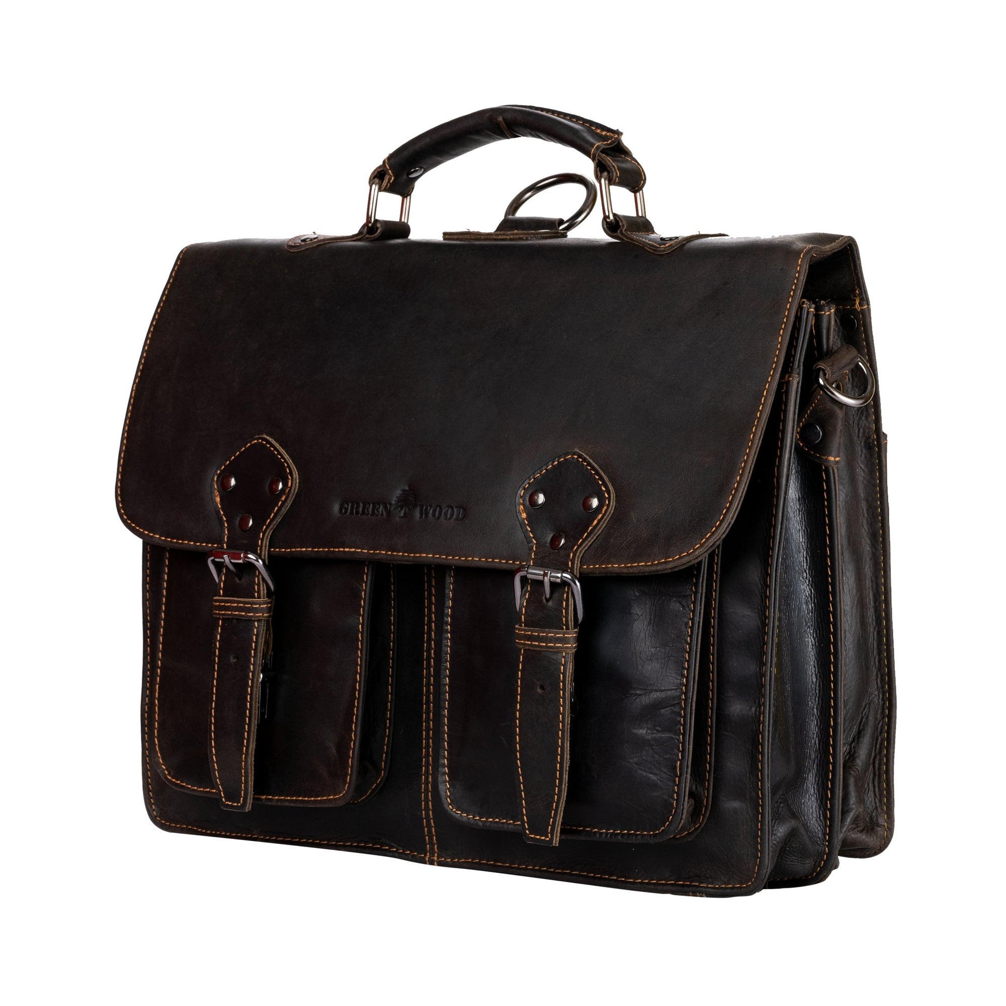 DUO CONVERTIBLE BACKPACK BRIEFCASE - NEWCASTLE - Greenwood Leather