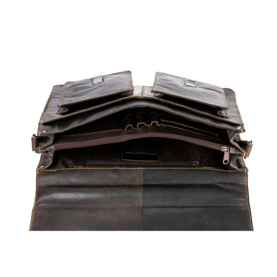DUO CONVERTIBLE BACKPACK BRIEFCASE - NEWCASTLE - Greenwood Leather