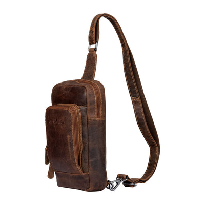 Greenwood Leather Crossbody Bag Sandel - Hamilton - Greenwood Leather