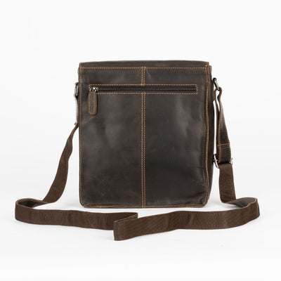 Greenwood Leather Shoulder Bag Rowville - Brown - Greenwood Leather