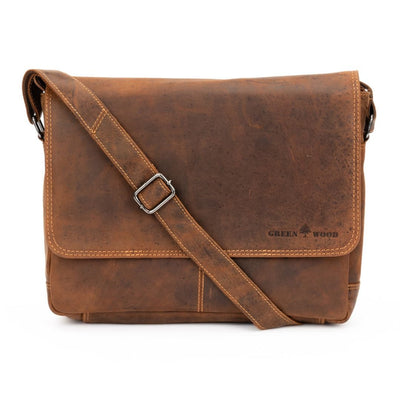 Greenwood Leather Smart Messenger Steven 13" - Sandal - Greenwood Leather
