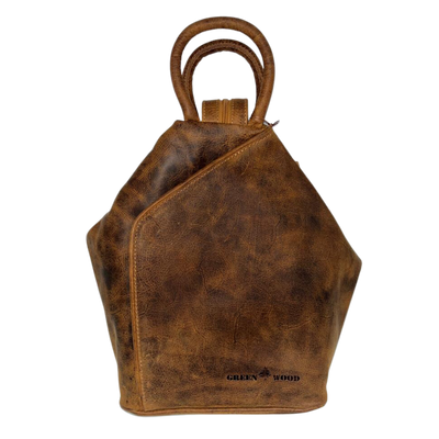 Leather Backpack, Leather Rucksack Bag, Leather bag - Zoe - Leather Greenwood Bag | The Greenwood Leather Online Shop Australia
