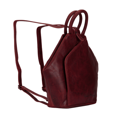Leather Backpack, Leather Rucksack Bag, Leather bag - Zoe - Greenwood Leather