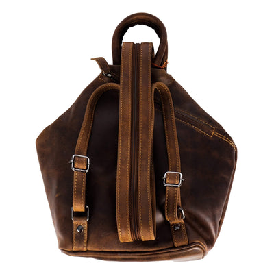 Leather Backpack, Leather Rucksack Bag, Leather bag - Zoe - Greenwood Leather