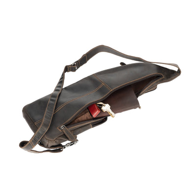 Leather Crossbody Bag Sandel - Harley - Greenwood Leather