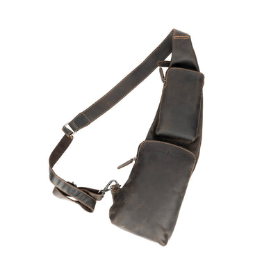 Leather Crossbody Bag Sandel - Harley - Greenwood Leather