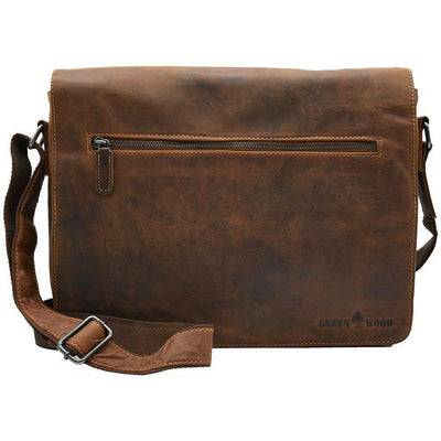 Leather Laptop Bag Berlin - Sandel - Greenwood Leather