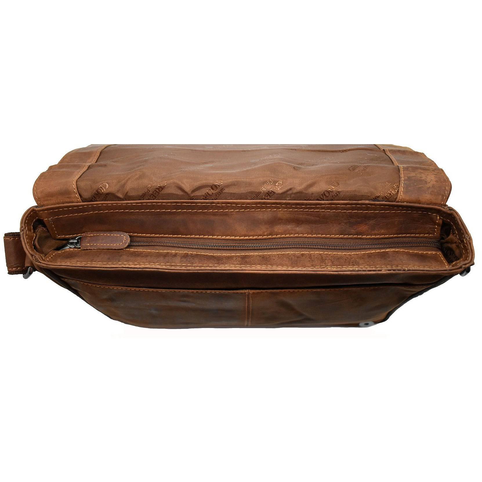 Leather Laptop Bag Berlin - Sandel - Greenwood Leather
