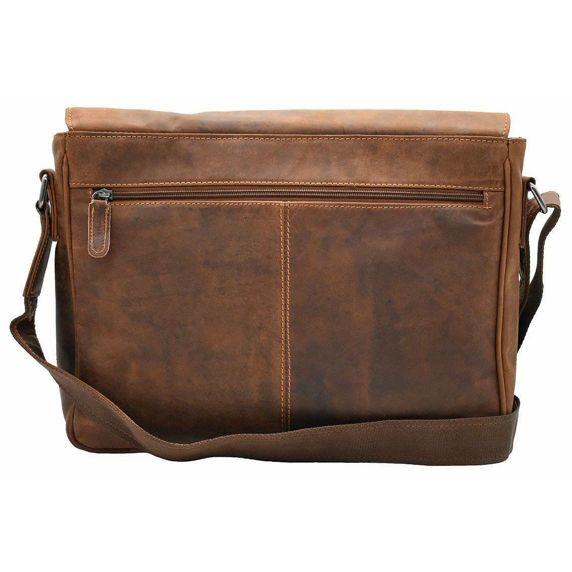 Leather Laptop Bag Berlin - Sandel - Greenwood Leather