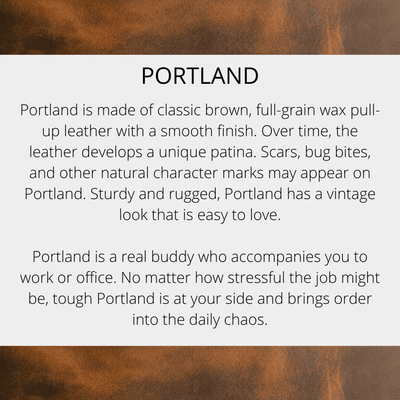Leather Laptop Bag Portland - Greenwood Leather