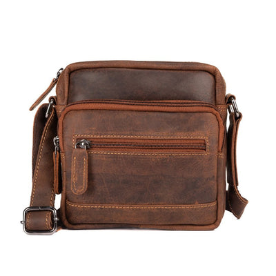 Leather Shoulder Bag Oliver - Sandel - Greenwood Leather