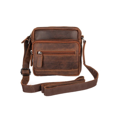 Leather Shoulder Bag Oliver - Sandel - Greenwood Leather