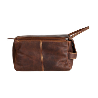 Leather Travel Wash Bag Darwin Sandal - Greenwood Leather