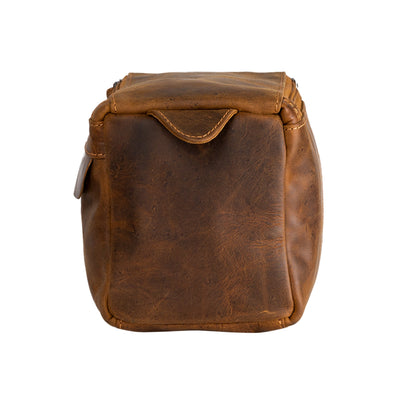 Leather Travel Wash Bag Darwin Sandal - Greenwood Leather