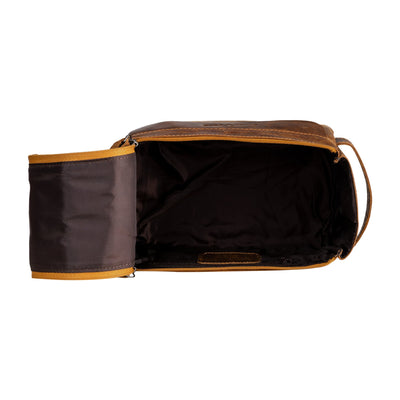 Leather Travel Wash Bag Darwin Sandal - Greenwood Leather