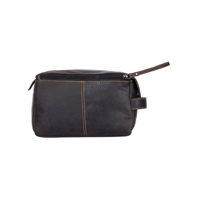 Leather Travel Wash Bag Darwin Sandal - Greenwood Leather