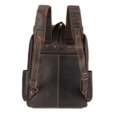 Leather Vintage Backpack Scott - Unisex - Greenwood Leather