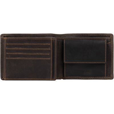 Leather Wallet Brown - Greenwood Leather