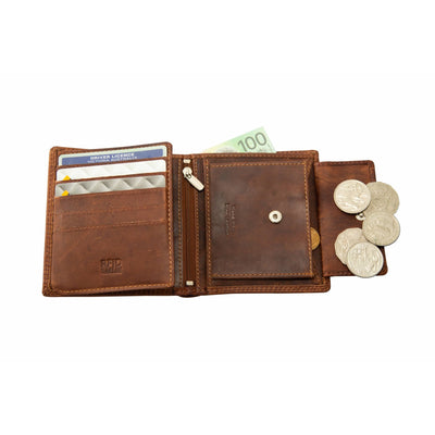 Leather Wallet Kingaroy - Sandel - Greenwood Leather