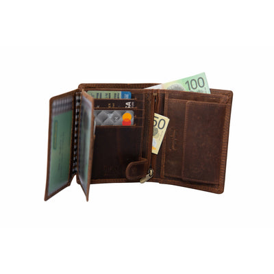 RFID Leather Wallet Melton - Sandel - Greenwood Leather