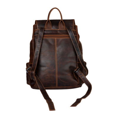 MIDLAND LEATHER BACKPACK - Unisex - Greenwood Leather