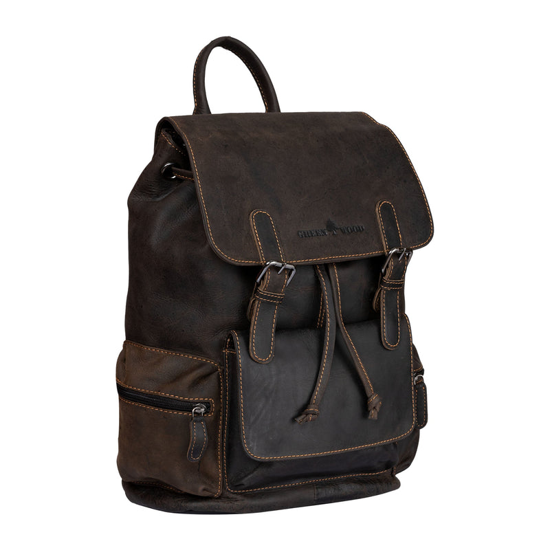 MIDLAND LEATHER BACKPACK - Unisex - Greenwood Leather