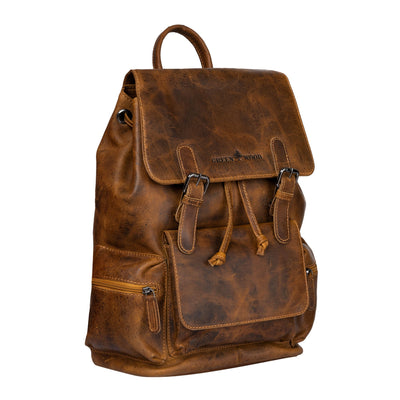 MIDLAND LEATHER BACKPACK - Unisex - Greenwood Leather