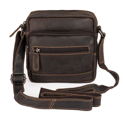 Leather Shoulder Bag Oliver- Brown - Leather Greenwood Bag | The Greenwood Leather Online Shop Australia