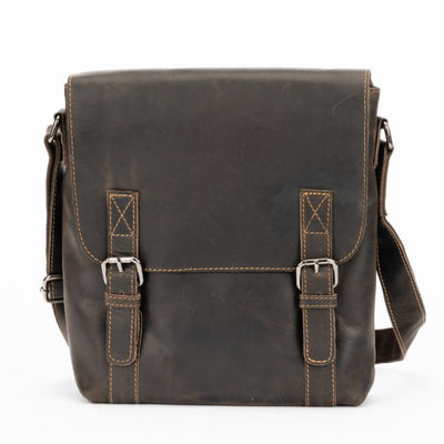 Leather Shoulder Bag Rowville - Brown - Leather Greenwood Bag | The Greenwood Leather Online Shop Australia
