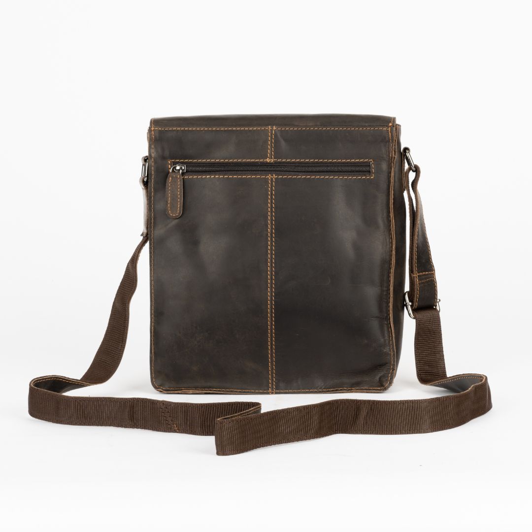 Leather Shoulder Bag Rowville - Brown - Leather Greenwood Bag | The Greenwood Leather Online Shop Australia