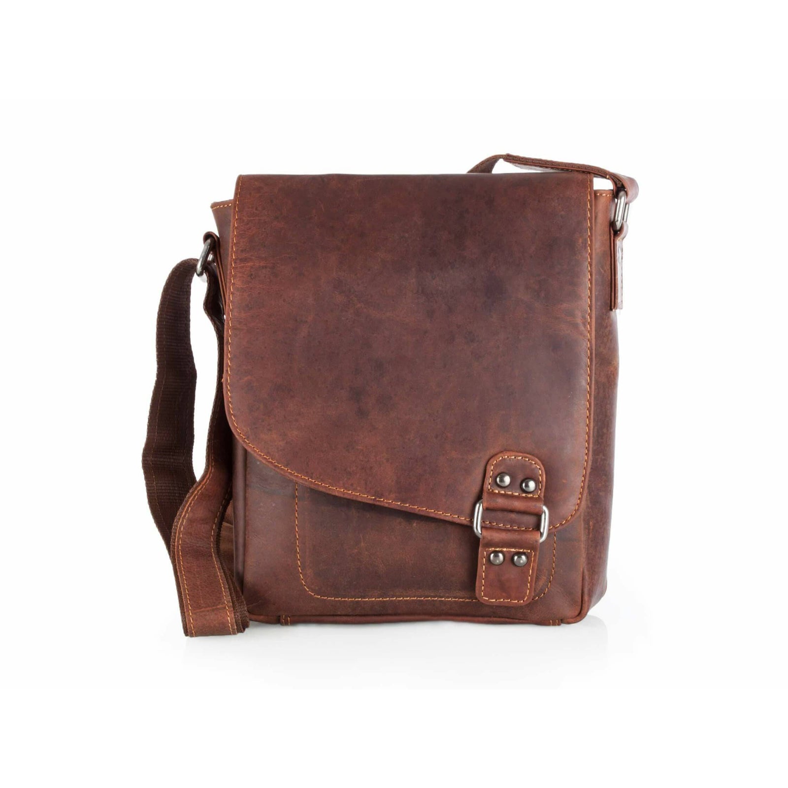 GW834 Leather Shoulder Bag Sandel - Hobart - Greenwood Leather