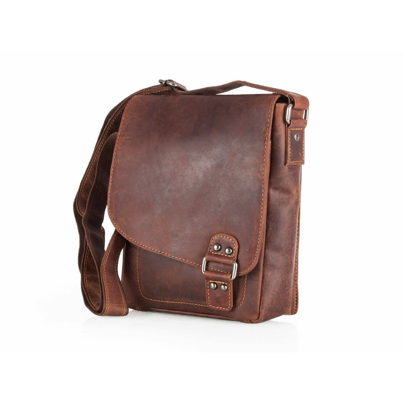 GW834 Leather Shoulder Bag Sandel - Hobart - Greenwood Leather