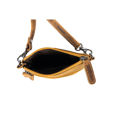 Leather Sling Bag Kempsey - Camel - Leather Greenwood Bag | The Greenwood Leather Online Shop Australia