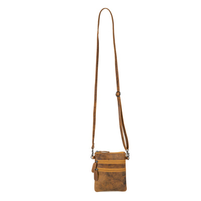 Leather Sling Bag Kempsey - Camel - Leather Greenwood Bag | The Greenwood Leather Online Shop Australia