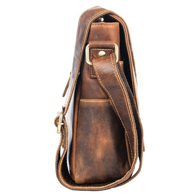 Smart Messenger Mini Steven 11" Camel - Greenwood Leather