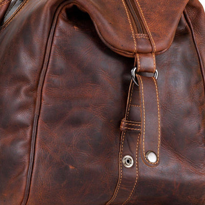 The Weekender Duffle Bag - Sandal - Greenwood Leather