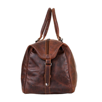 The Weekender Duffle Bag - Sandal - Greenwood Leather