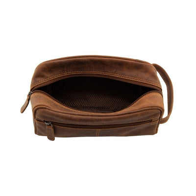 Leather Toiletry Bag Sandel - Geelong - Greenwood Leather