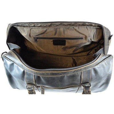 Wilson Leather Weekender Bag – Casual Travel & Holiday Bag (Brown) | Greenwood Leather GW12795 - Greenwood Leather
